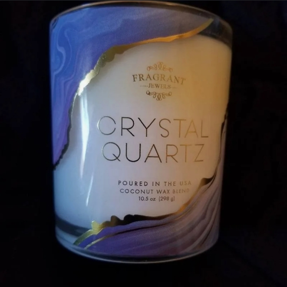 Ring n unburned candle Fragrant Jewels Quartz collection which is no available